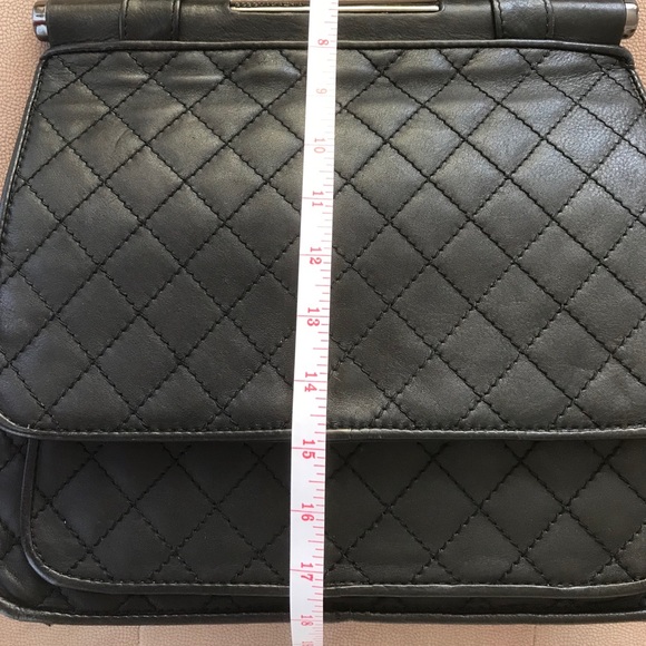 💎SALE🔥BCBGMAXAZRIA black leather bag - Picture 8 of 16